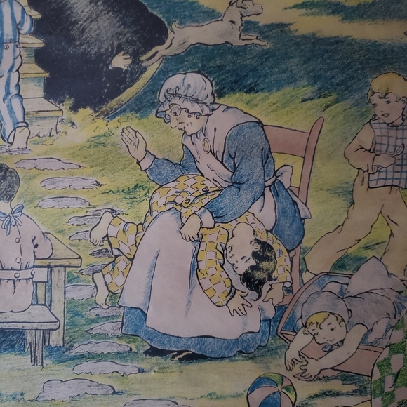 Mother Goose Vintage framed Julia Greene Poster - Picture 7 of 10